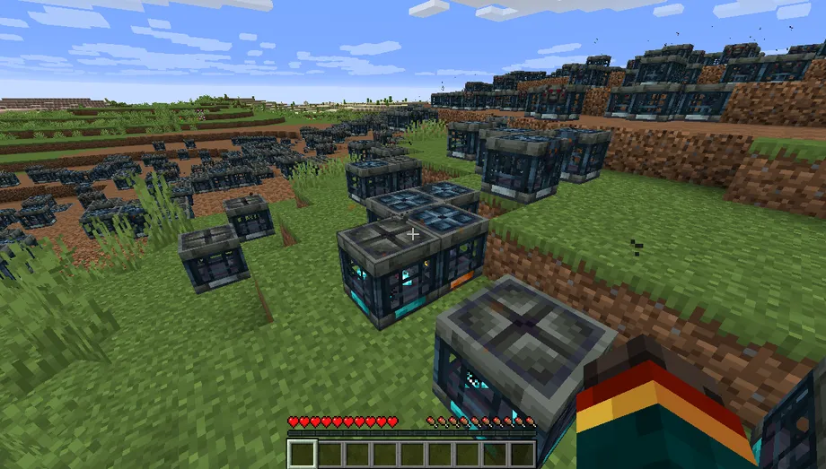 The same vaults glowing and active after the fix
